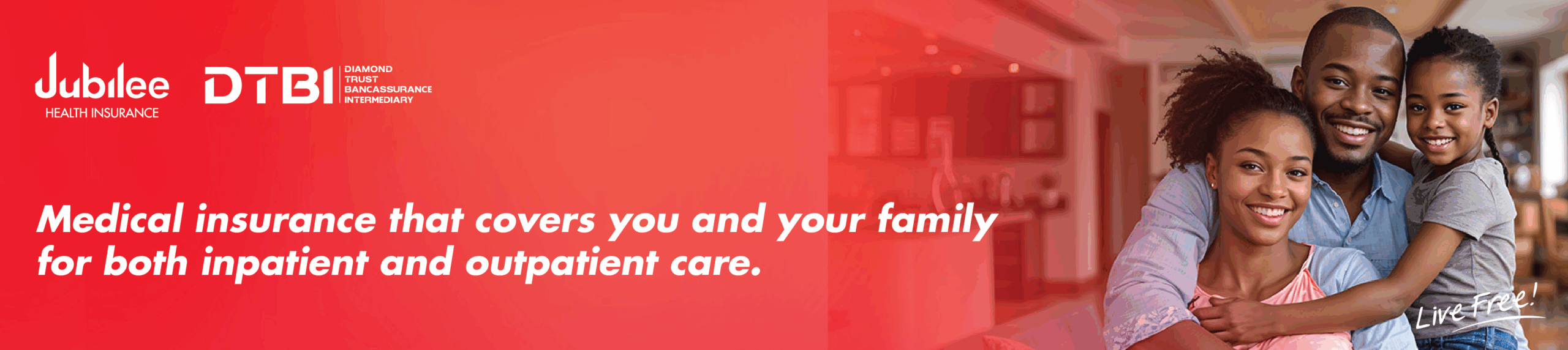 Jubilee and DTB Medical Insurance Banner
